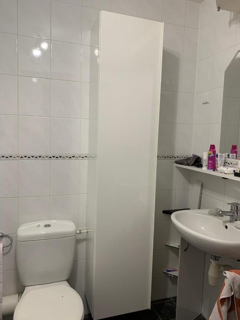 Opbergkast badkamer wit, Ophalen, (Half)hoge kast, Minder dan 50 cm, Zo goed als nieuw