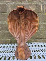 houten Cobra beeld, Ophalen of Verzenden, Gebruikt, Hout