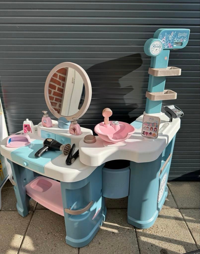 Smoby Beauty Center Speelset met Kassa en Accessoires, Ophalen, Gebruikt, Meisje