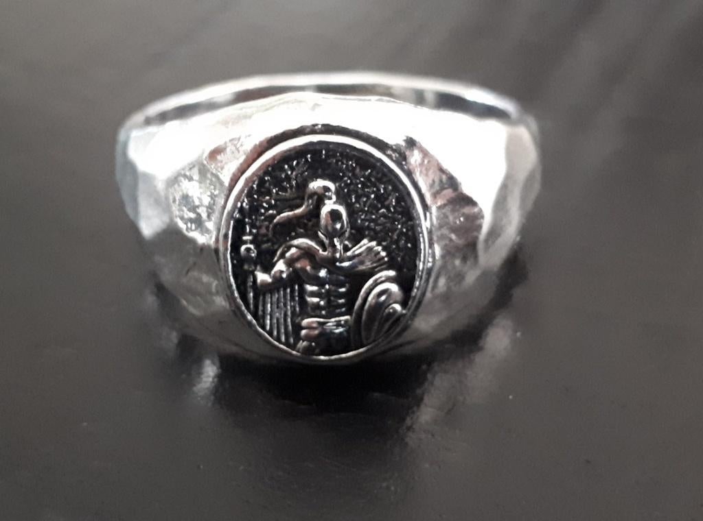 Laatste Sparta ring maat 21.5mm, Sieraden, Tassen en Uiterlijk, Overige materialen, 20 of groter, Heer, Nieuw