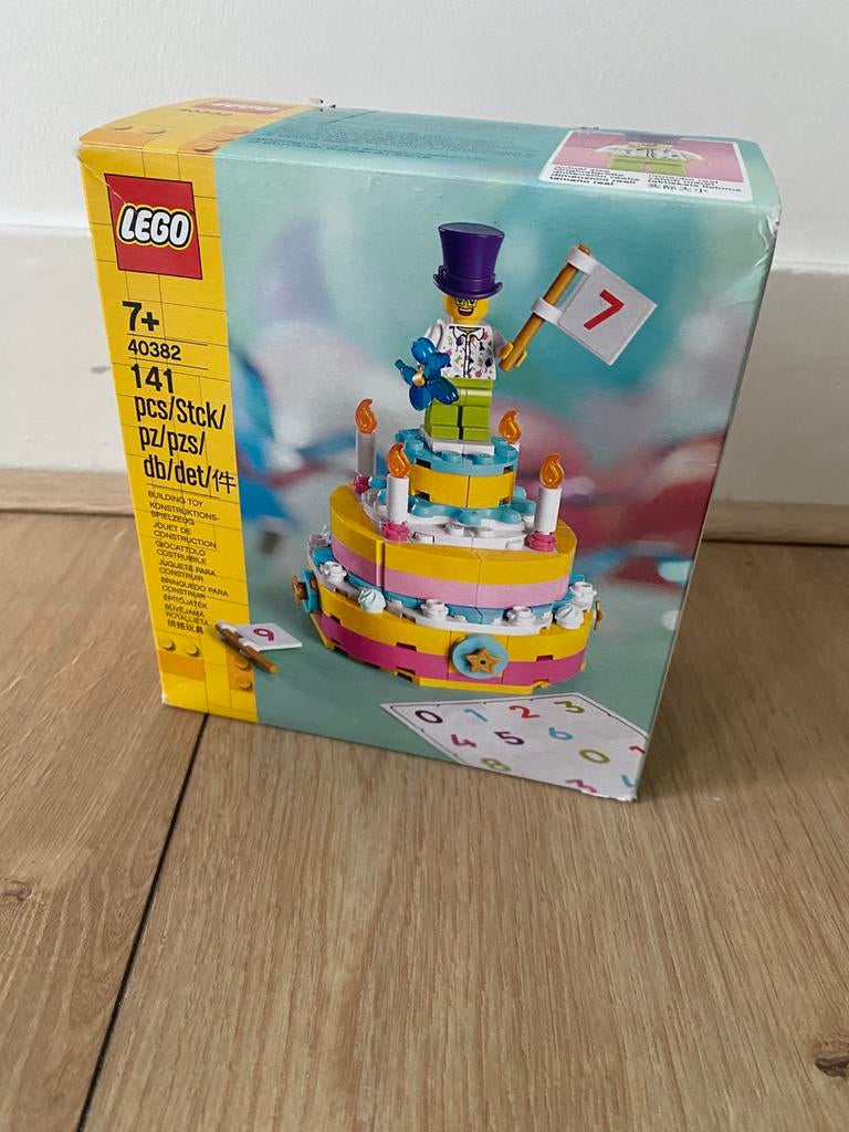 Lego 40382 Verjaardagstaart, Ophalen of Verzenden, Zo goed als nieuw, Complete set, Lego