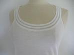 Top wit lang met mooie hals maat S, Kleding | Dames, Tops, Maat 38/40 (M), Wit, Ophalen of Verzenden, Zo goed als nieuw