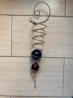 Dubbele Spin Art Windspinner Spiraalkristal Twister RVS., Tuin en Terras, Windwijzers en Windmolens, Ophalen of Verzenden, Zo goed als nieuw