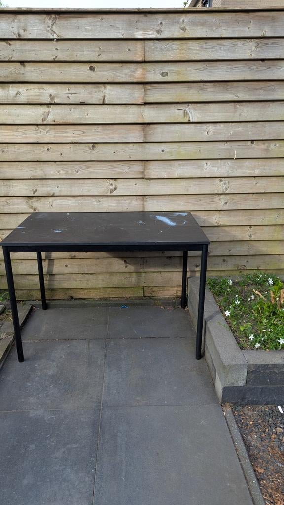 GRATIS tafel en 4 stoelen, Ophalen of Verzenden, Gebruikt, Rechthoekig