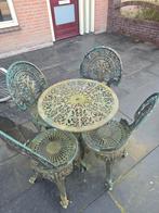 Gietijzeren Bistroset, Ophalen of Verzenden, Gebruikt, Overige materialen, 2 zitplaatsen