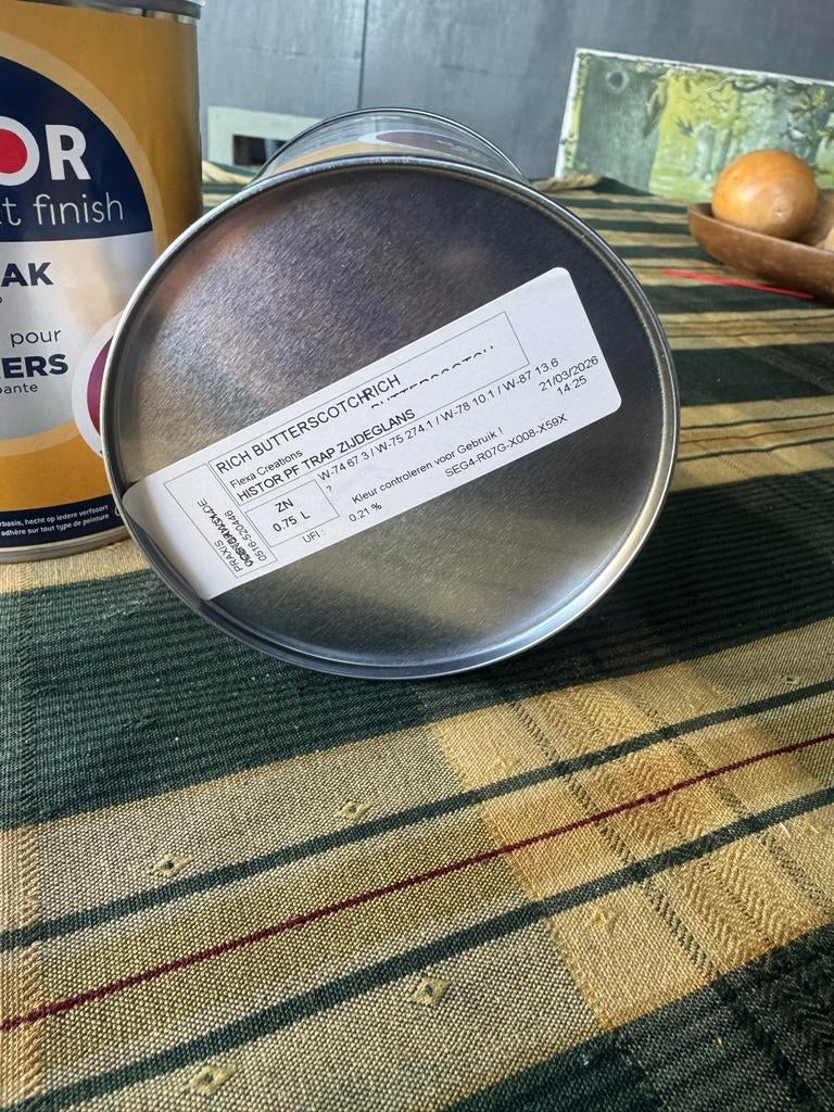 Histor Traplak Antislip Zijdeglans - Rich Butterscotch, Bruin, Verzenden, Nieuw, Lak