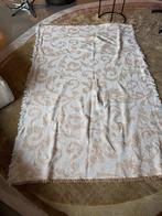 Plaid sprei deken 220x140 cm katoen beige, Ophalen of Verzenden, Zo goed als nieuw