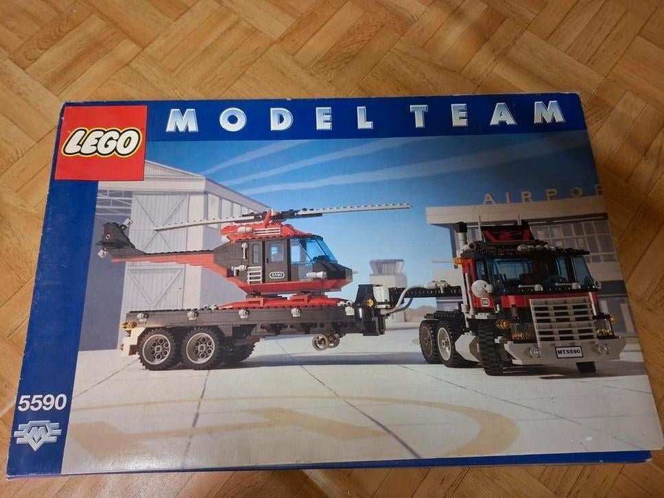 Lego Model Team 5590 Truck met Helikopter, Kinderen en Baby's, Speelgoed | Duplo en Lego, Ophalen of Verzenden