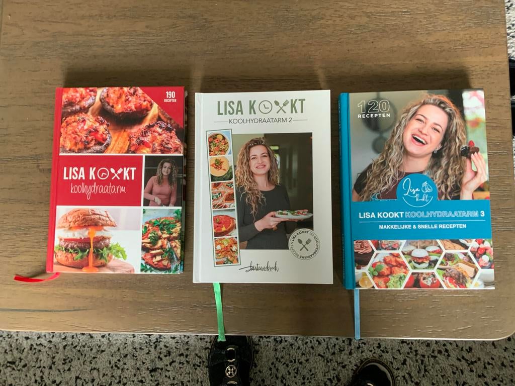 5 koolhydraatarme kookboeken van Lisa Tennenbroek, Boeken, Kookboeken, Overige typen, Ophalen of Verzenden, Zo goed als nieuw