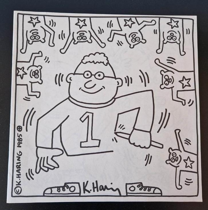 Keith Haring - Coloring Book 1985, Antiek en Kunst, Kunst | Litho's en Zeefdrukken, Ophalen of Verzenden