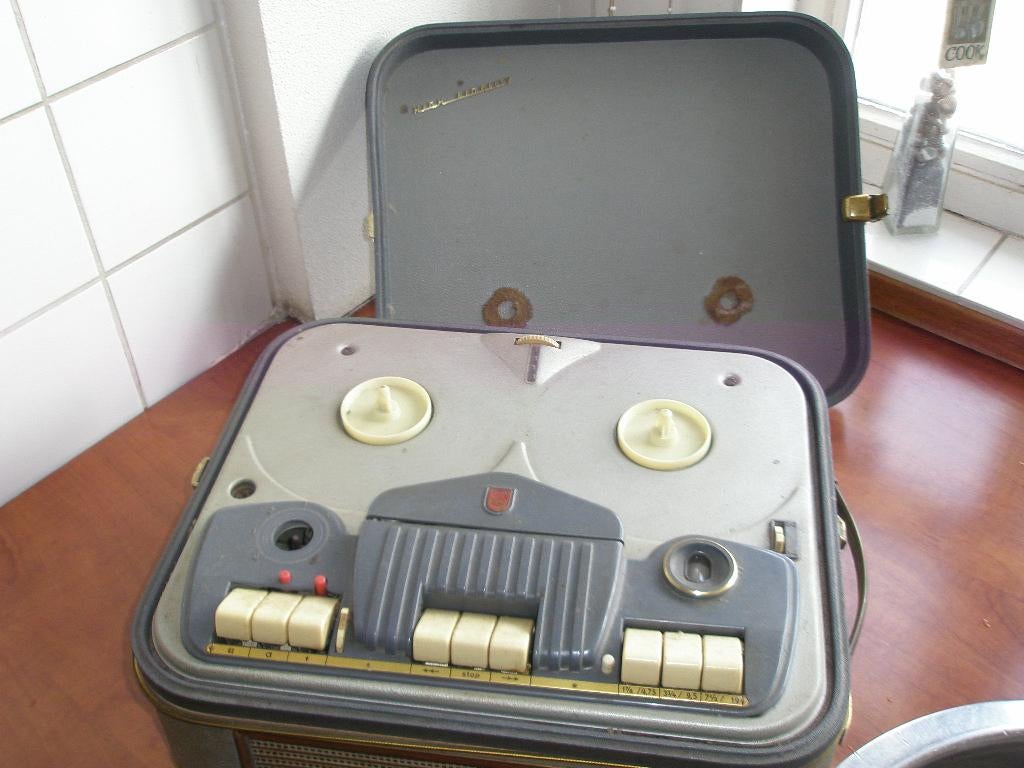 Philips EL3542D, Ophalen of Verzenden, Bandrecorder, Met stofkap