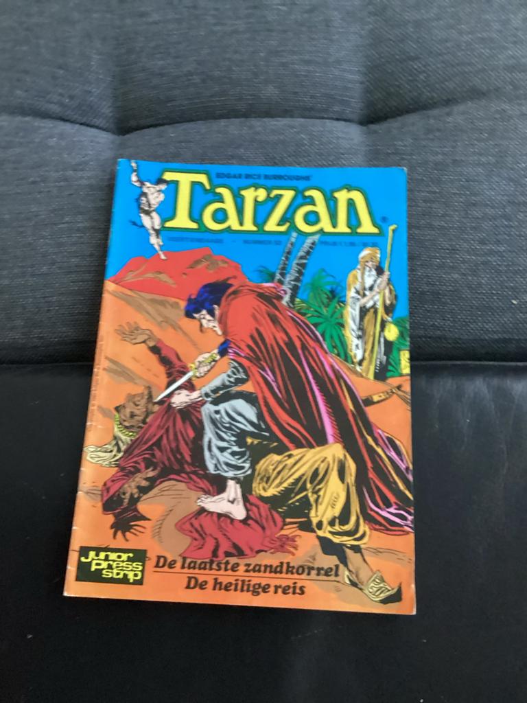 Tarzan stripboek - Junior Press Strip - De laatste zandkorre, Boeken, Strips | Comics, Ophalen of Verzenden, Gelezen