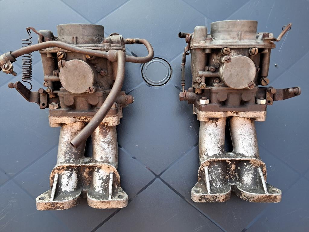 Porsche 356 carburateurs, Auto-onderdelen, Ophalen of Verzenden, Gebruikt, Porsche