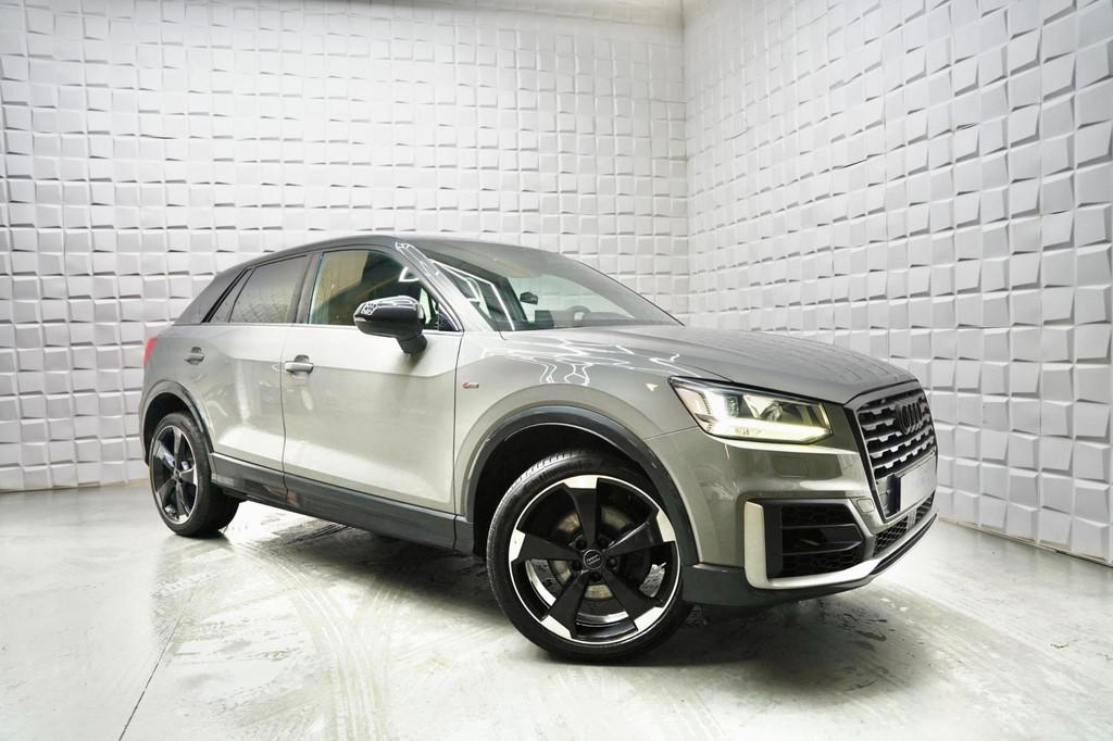 Audi Q2 1.4 TFSI CoD 2x S LINE VIRTUAL NARDO GREY LEER NAP, Auto's, Gebruikt, 4 cilinders, 150 pk, Lichtsensor