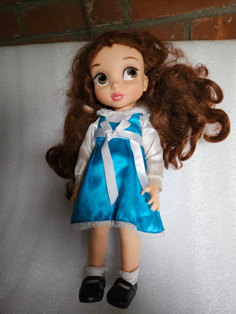 2 Disney Princess Poppen: Belle en Jasmine, Verzamelen, Disney, Ophalen of Verzenden, Assepoester of Belle, Gebruikt, Beeldje of Figuurtje