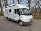 Hymer B524 2004, vast bed en hefbed, 137159km, motorairco, Integraal, Luifel, Ringverwarming, Fiat