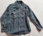 Spijkerblouse mt 110/116, Overhemd of Blouse, Ophalen of Verzenden, Zo goed als nieuw, Hema