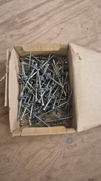 Zelfborende golfplaatbouten met rubber kop, ca. 700 stuks, Ophalen, Schroeven, Rvs
