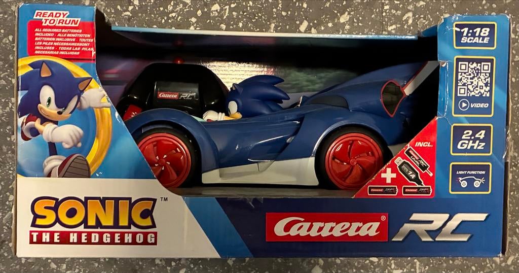 Nieuwe Carrera RC Sonic auto 1:18 met doos, Ophalen of Verzenden, Nieuw