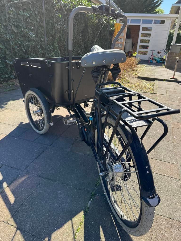 Bakfiets vogue carry 3 nette staat, Gebruikt, Elektrisch, 2 kinderen, Ophalen