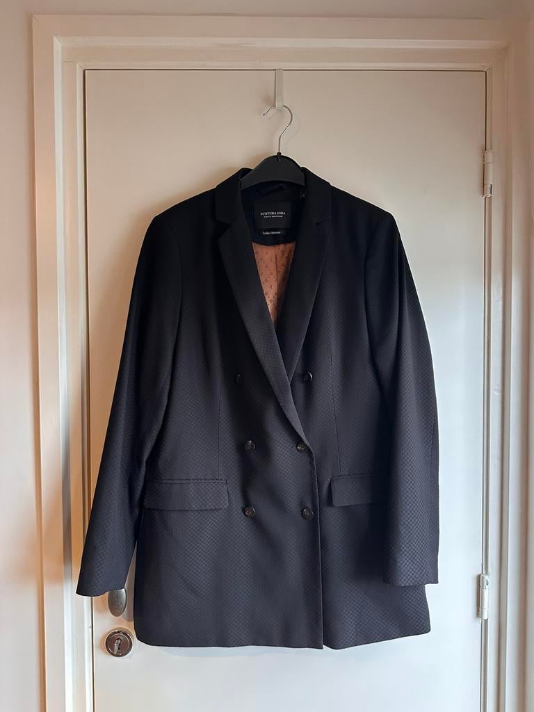 Scotch & Soda blazer maat L (ZGAN), Kleding | Dames, Jasjes, Kostuums en Pakken, Zwart, Maat 42/44 (L), Ophalen of Verzenden, Zo goed als nieuw
