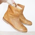 Prachtige Gevoerde Leren Giga Laarsjes -s14 (Maat 40) € 35,-, Bruin, Lage of Enkellaarzen, Ophalen of Verzenden, Zo goed als nieuw