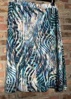 Cadadia! Prachtige zgan rok, blauw kleuren dessin, mt 46, Blauw, Maat 46/48 (XL) of groter, Ophalen of Verzenden, Zo goed als nieuw