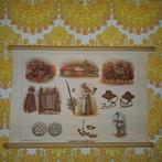 Linnen schoolplaat, Ophalen of Verzenden, Zo goed als nieuw