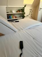 Gratis: 2x box-spring bed, elektr. verstelbaar, 90x200, Ophalen, 90 cm, Eenpersoons, Wit