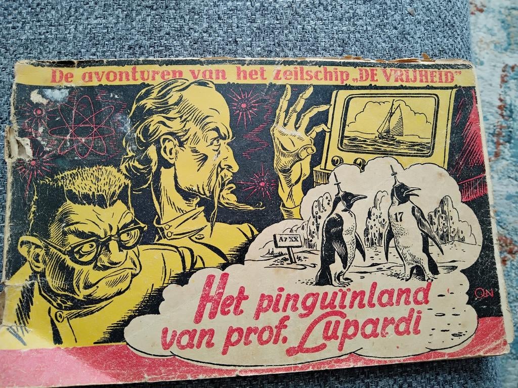 17 zeer oude strip boekjes 15 x kaptein Rob en 2 keer kick w, Meerdere stripboeken, Ophalen of Verzenden, Gelezen