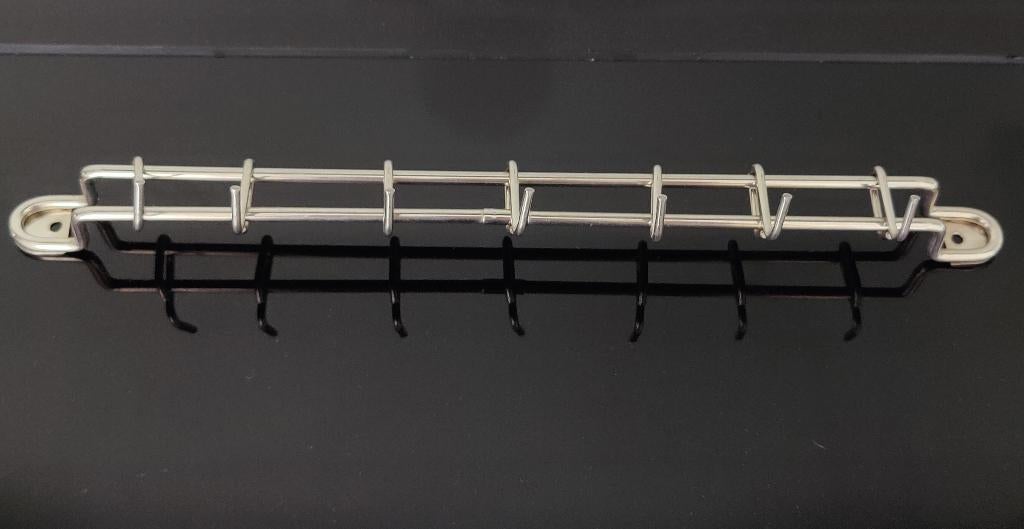 RVS keukenrail met 7 haakjes, Huis en Inrichting, Ophalen of Verzenden