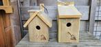 Degelijke vogelhuisjes. Geïmpregneerd hout. NIEUW., Ophalen of Verzenden, Nieuw