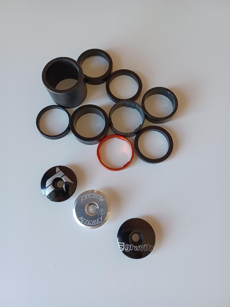 top cap spacer mountainbike stuurpen pilot, Fietsen en Brommers, Fietsonderdelen, Ophalen of Verzenden, Nieuw, Zadel