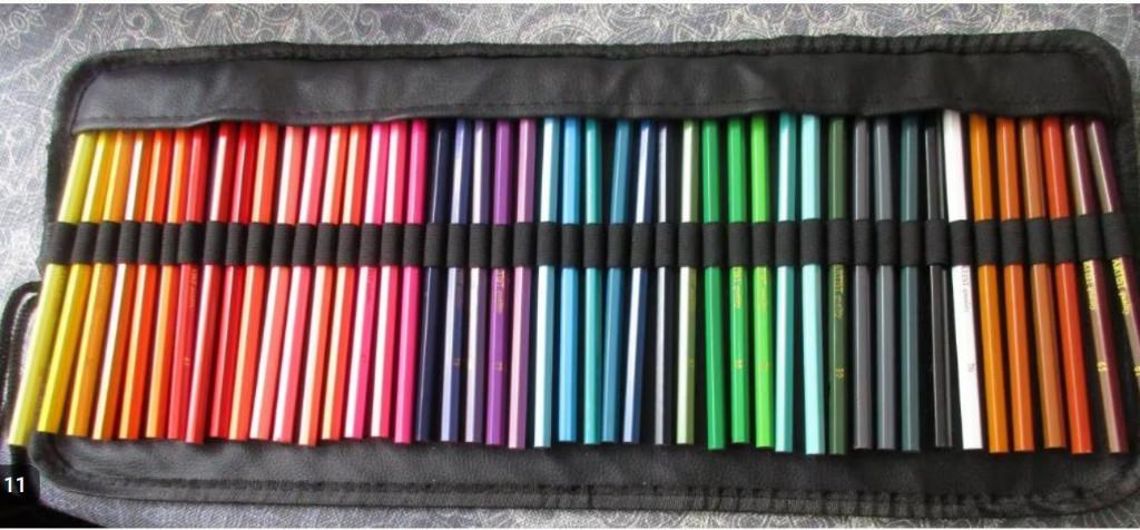 kleurpotloden in stijlvolle opberg etui | 46-delig | Craft, Hobby en Vrije tijd, Tekenen, Ophalen of Verzenden, Nieuw, Potlood of Stift