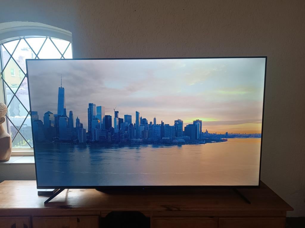 Teeview 65 inch televisie 4K Google TV, 50 Hz, Zo goed als nieuw, 100 cm of meer, Ophalen