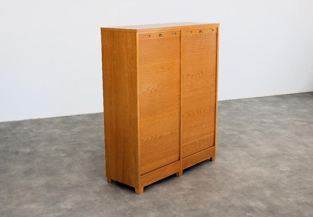 vintage archiefkast | kast | jaren 60 | Zweeds, Gebruikt, ., Eikenhout, .