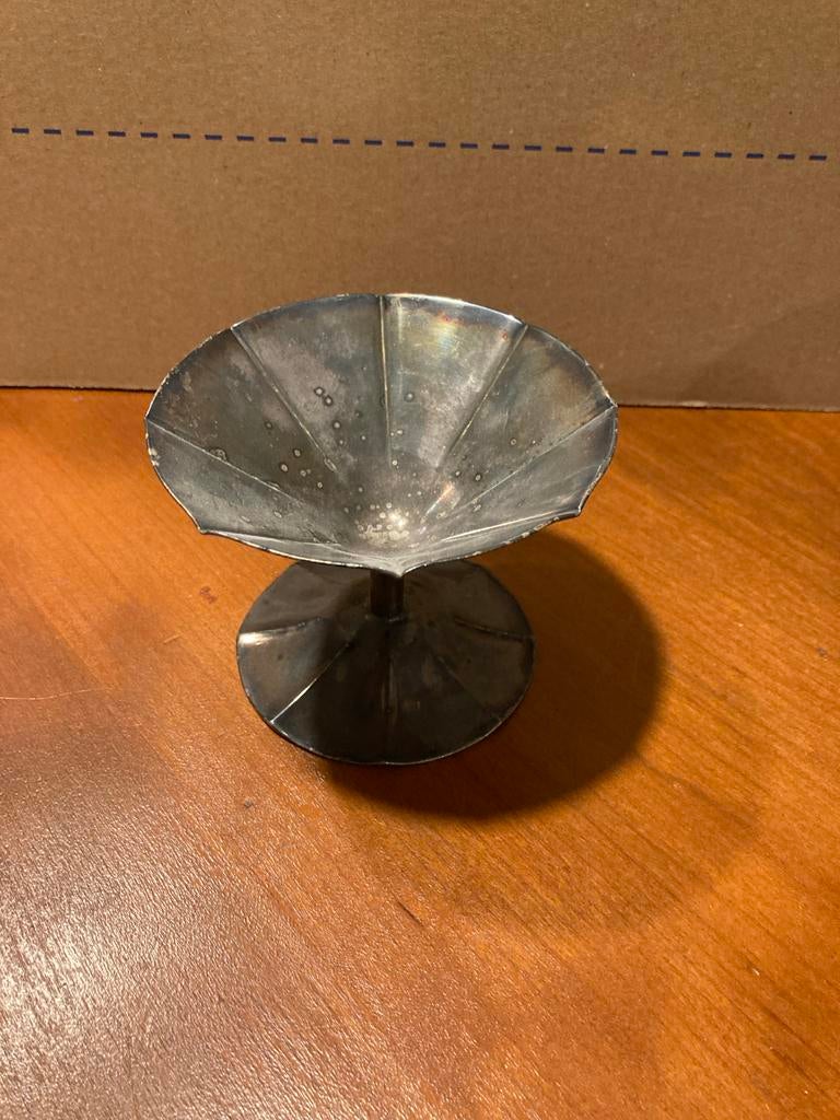 Vintage 3 Art Deco IJscoupe - RVS/Verzilverd, Ophalen of Verzenden