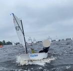 Goed onderhouden wedstrijd optimist van FarEast (NED 3184), Watersport en Boten, Open zeilboten, Ophalen, Geen motor, Gebruikt