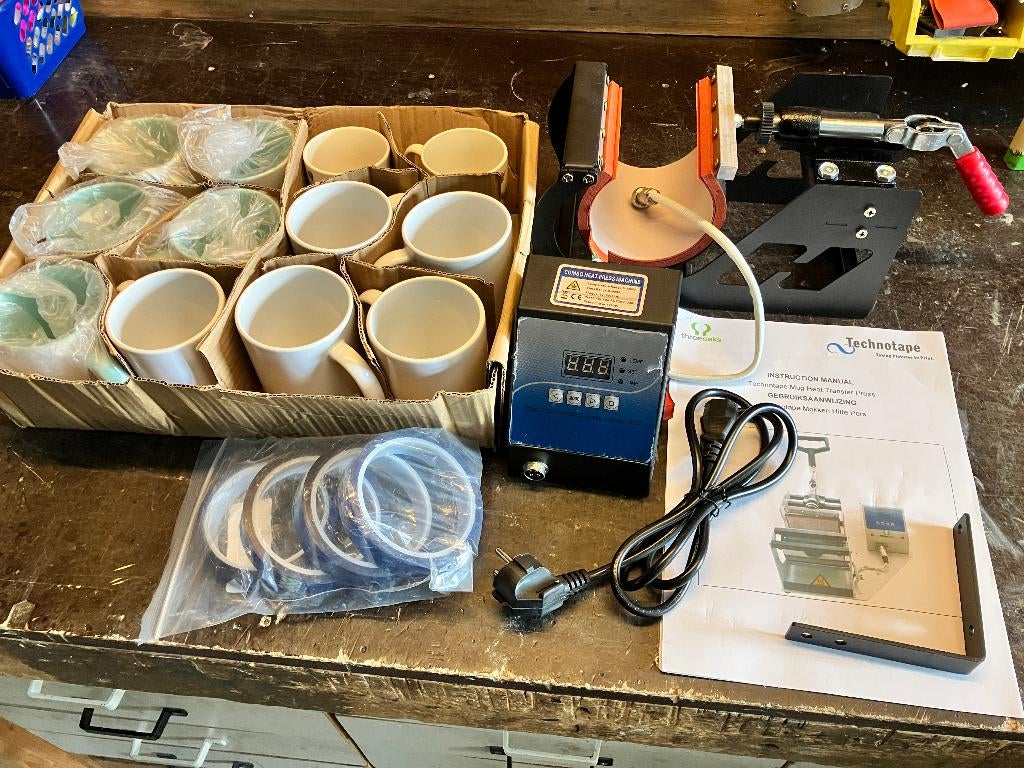 mokkenpers, Ophalen, Gebruikt, Overige thema's, Meerkleurig