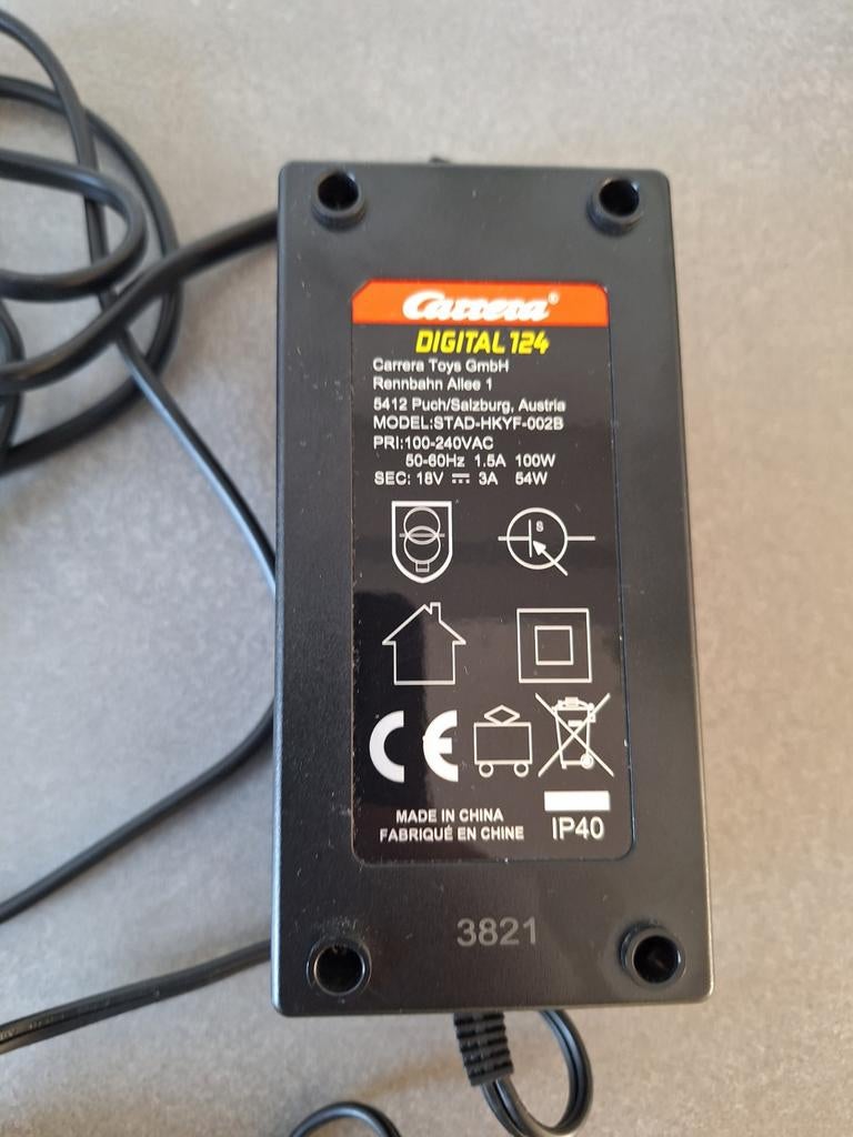 Carrera 132 digital trafo voeding transformator adapter, Ophalen of Verzenden, Nieuw, Elektrisch, Carrera