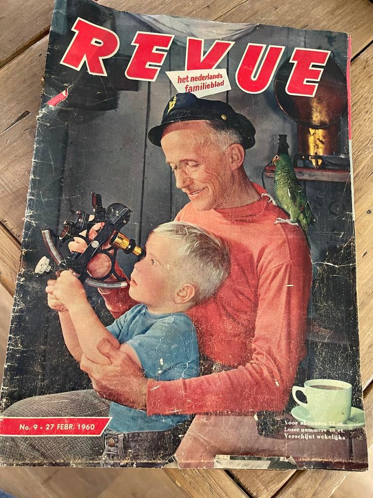 Revue - Het Nederlands Familieblad - 27 FEBR. 1960, Boeken, Tijdschriften en Kranten, Ophalen of Verzenden, Gelezen, Overige typen