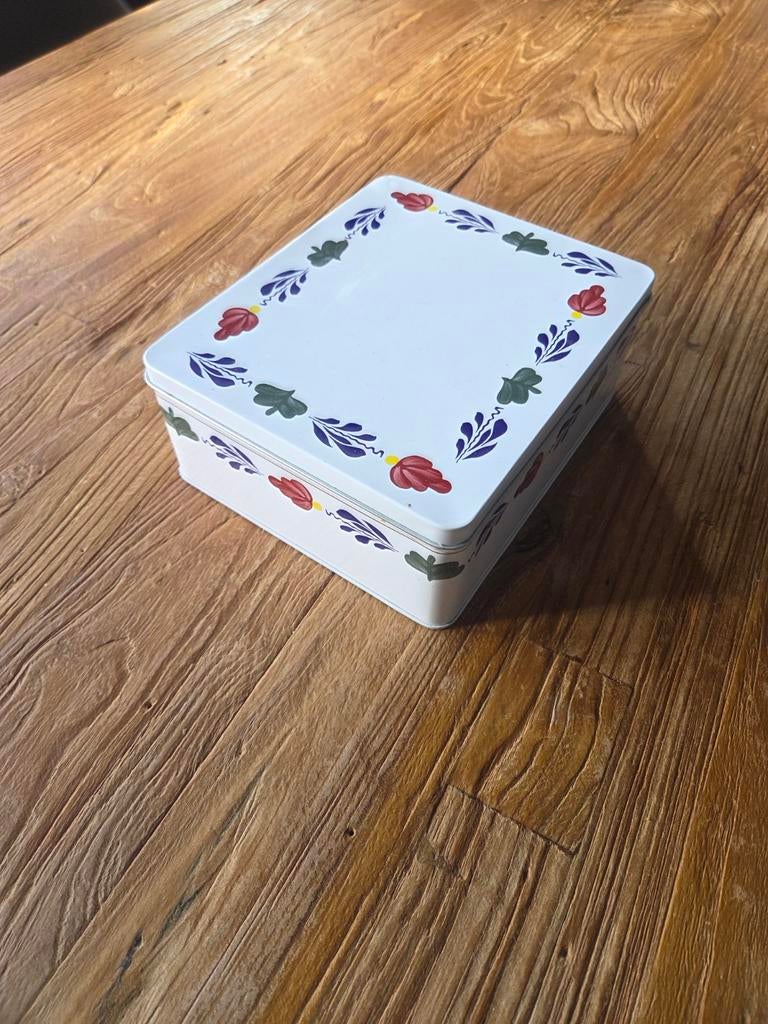 Boerenbont koekjestrommel, Ophalen of Verzenden