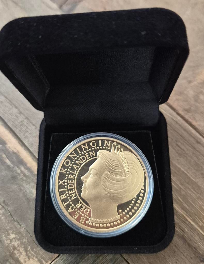 10 florijn van koningin Beatrix/gold & certificaat, Postzegels en Munten, Munten | Nederland, Koningin Beatrix, Losse munt, Goud