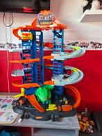 Hot Wheels Dino Racebaan met extra banen en auto's, Ophalen, Zo goed als nieuw