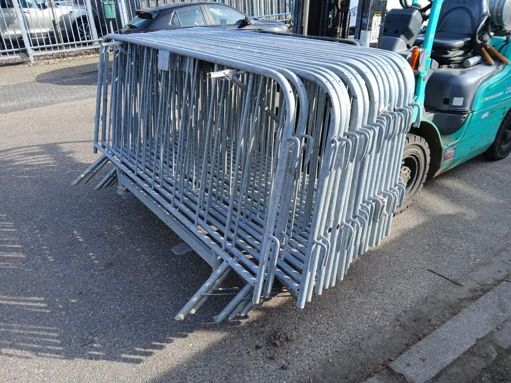 20 gebruikte dranghekken in een bokje, Ophalen, Gebruikt, IJzer, Spijlenhekwerk