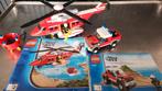 Lego City 7206 Brandweer Helikopter en Jeep, Ophalen, Zo goed als nieuw, Complete set, Lego