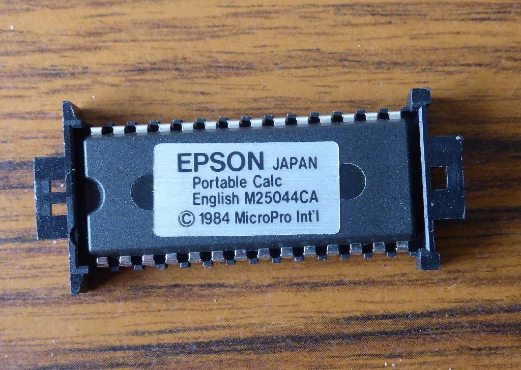 Portable Calc - software ROM voor de EPSON PX-8 computer, Ophalen of Verzenden, Epson
