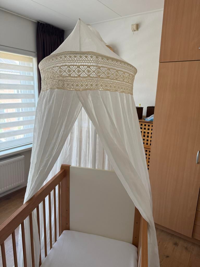 Hemel/klamboo met kanten rand incl standaard, Ophalen, Zo goed als nieuw, Klamboe