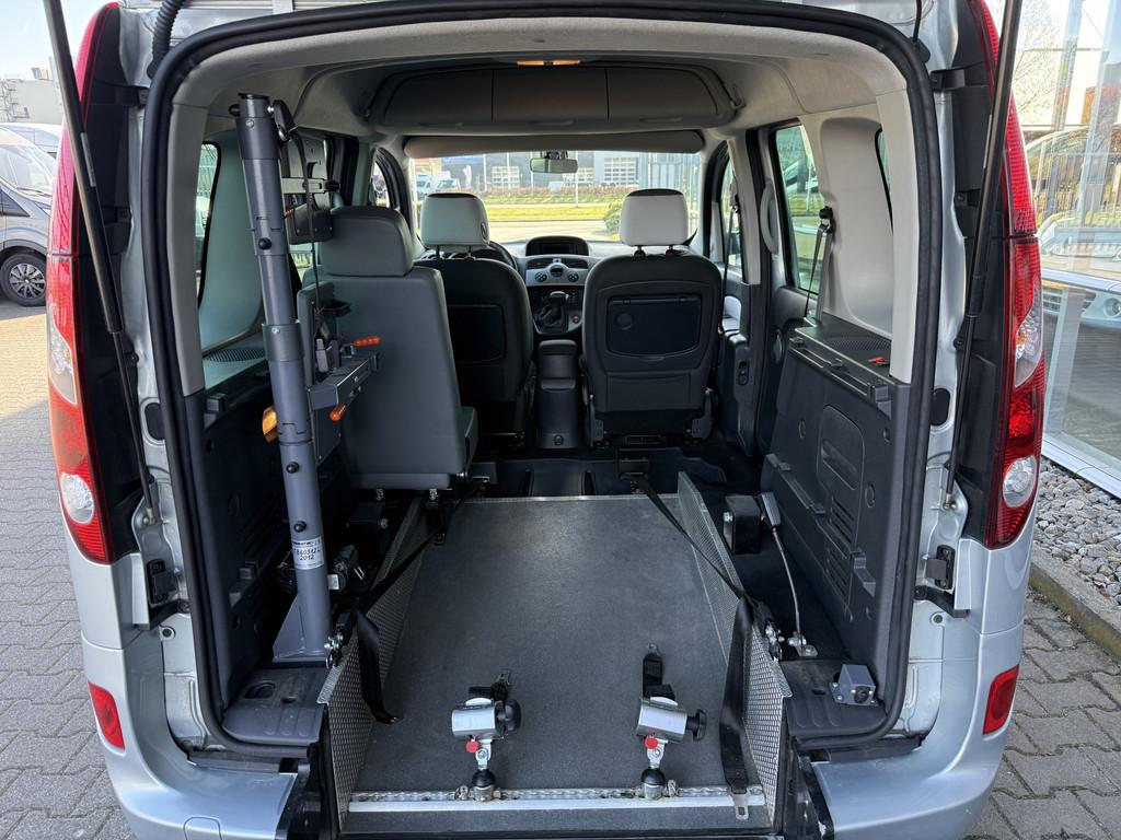 Renault Kangoo Automaat 3+1 Rolstoelauto 1.6-16V Expression, Automaat, Stof, Gebruikt, Zwart
