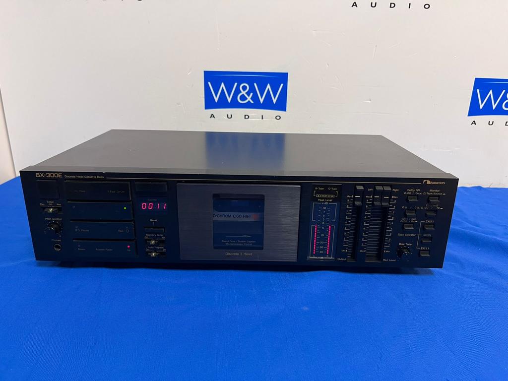 Nakamichi BX-300E Discrete 3-Head Cassette Deck - Geserviced, Audio, Tv en Foto, Cassettedecks, Overige merken, ., Tiptoetsen
